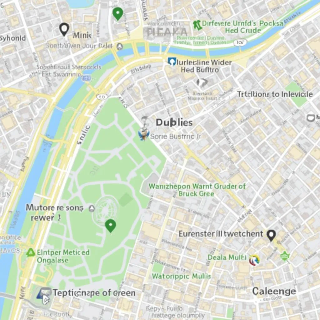 Map to Dublin office location